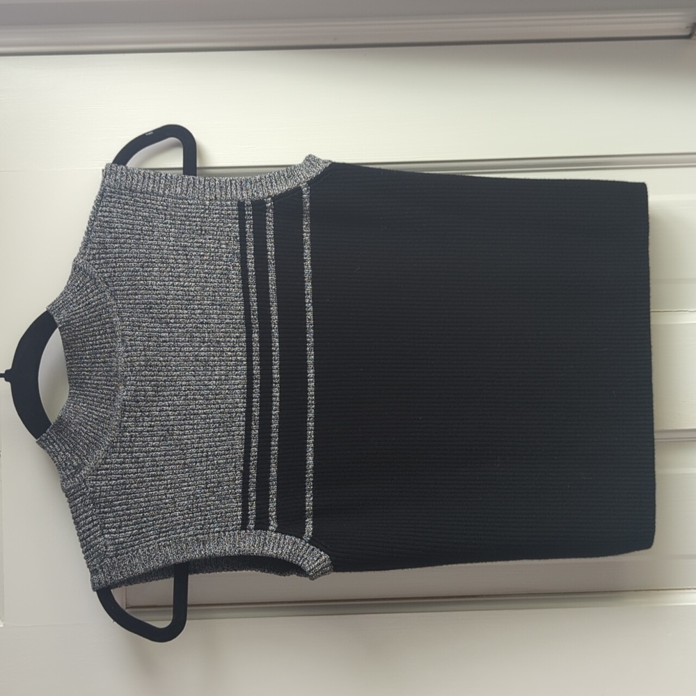 Vintage mock neck sweater vest